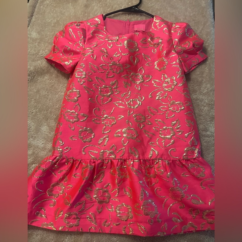 Lilly Pulitzer Holiday Dress girls size 8 brand new with tags!